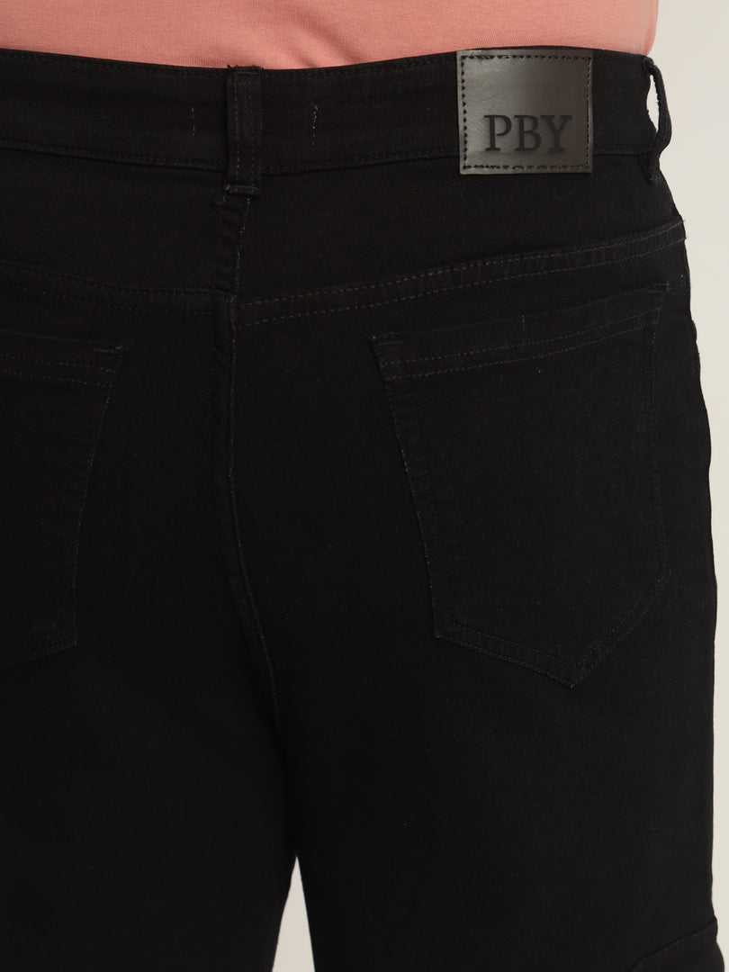 Basic Black Cargo Jeans