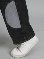 Load image into Gallery viewer, Men&#39;s contrast patched denim jeans
