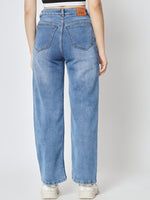 Load image into Gallery viewer, Ice Blue Straight Fit Jeans(W)
