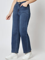 Load image into Gallery viewer, Basic blue straight jeans (W)
